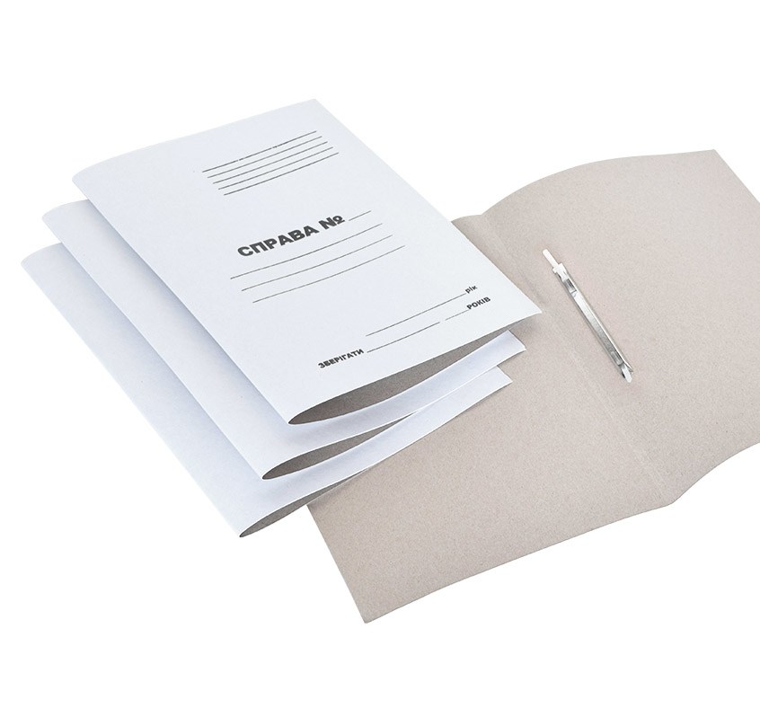 Швидкозшивач ІМАГО А4 0,35 мм картонний